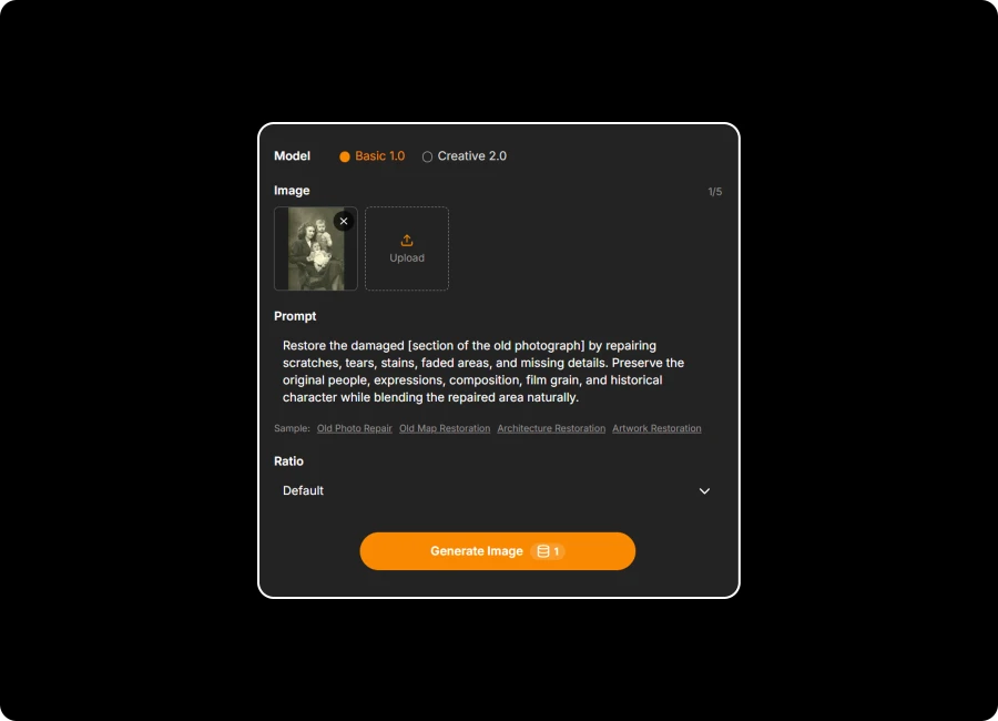 Let AI Restore It